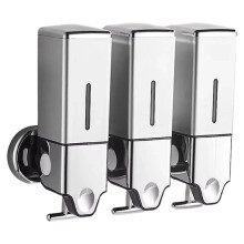 Bathroom Shower Soap Dispenser 1500ml Refillable Convenient Space Saving Shampoos Container Wall Mount for RV B