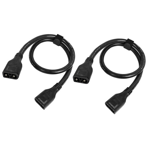 2pcs XT150 1M Extra Battery Connection Cable for  Delta 2, 2 Max, 3, 3 , 3 1500, Wave 2, Wave 3