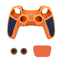 Soft Silicone Case for PS5 DualSense Controller with Thumb Grip Caps Special Edition Series Protective Case