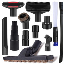 12Pcs Universal Vacuum Attachment Professional Accessories Vacuum Hose Adapter with Hair Brush Extension
