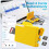 Memory Card Reader: Read and Write 4 Cards Simultaneously with A 15-Slot Folder-Style Storage Case, for USB Type-C 2