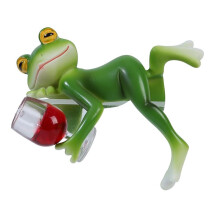 Miniatur-Froschfiguren, Pflanzendekoration für Töpfe, Lustige Pflanzendekorationen, Deko-Zubehör für Draußen, Froschstatue