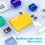 Memory Card Reader: Read and Write 4 Cards Simultaneously with A 15-Slot Folder-Style Storage Case, for USB Type-C 8