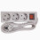 EU Plug 3 Multiple Sockets Extension Socket Adapter Power Converter 5 Meter Extension Cord for Home 3