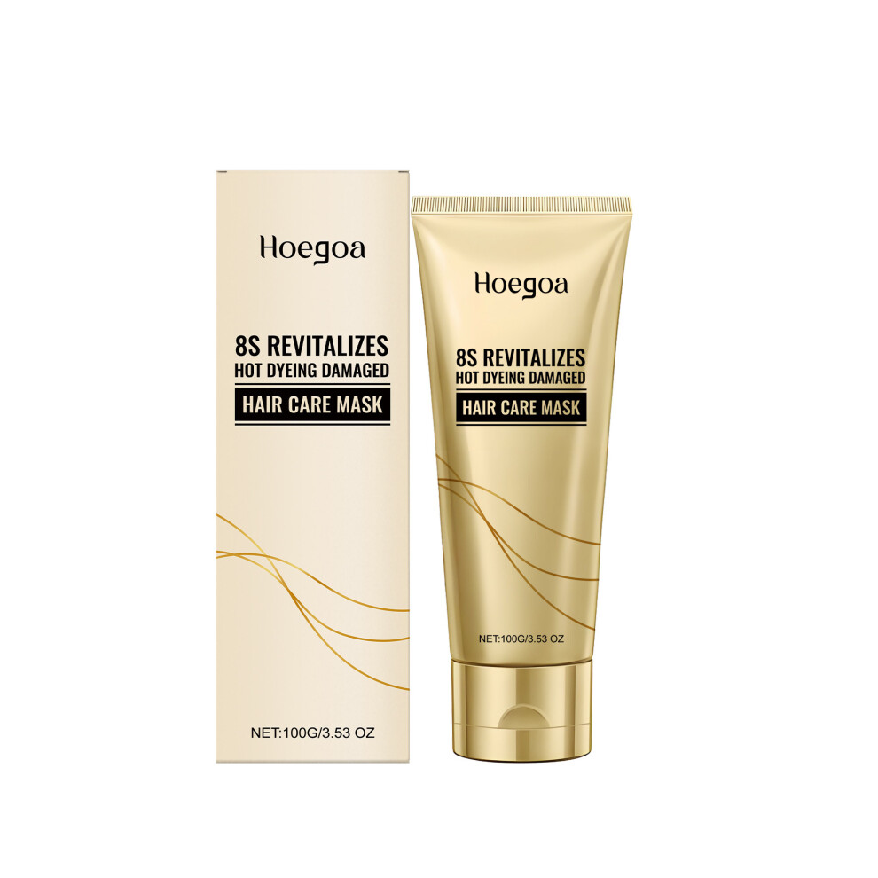 (100g) HOEGOA Hair Mask, Fluffy, Smooth Hair, Refreshing, Nourishing, Non-greasy, Lightweight and Shiny Hair Mask