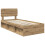 VidaXL vidaXL Bed Frame Artisian Oak 75 x 190 cm Solid Pine Wood 2