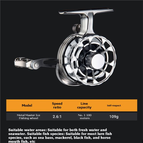Raft Fishing Reel - Dual-Handle, High-Foot Design, Point-Release  Control, Front-Strike Style RIGHT HANDLE 2