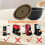 230ml Reusable Coffee Capsule Set, Refillable Filter Shells with Silicone Lids, Spoon and Brush for 4