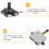 VR Joystick Replacement Kit for  Quest 2 Controller Thumbstick Grips for Meta Quest 2 Handle Repair Kit 8