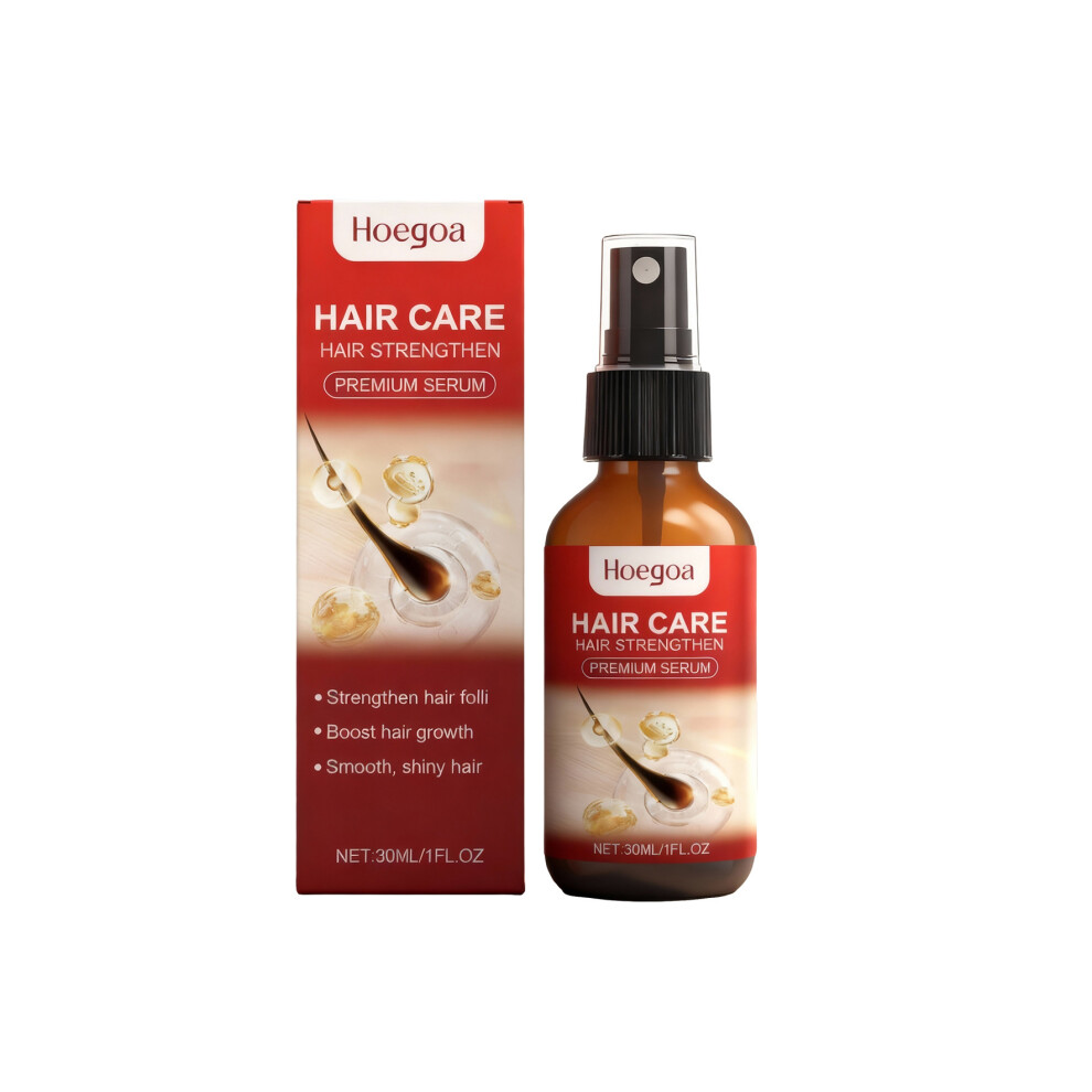 (30ml) HOEGOA Hair Care Essence Smooth Hair Nourishing Scalp Care Massage Essence Moisturizes Hair Roots