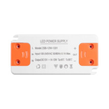 12V LED Driver Thin Constant Voltage Drive Power Supply 12W Input Suitable for Various LED Lamps