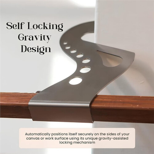 Adjustable Easel Hand Rest Support Bar,Self-Locking Weight Hand Support Bridge Adjustable Height Wrist Rest Stand 1