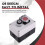 For Wired  Button with Key Nuclear Launch Device Desktop External for PC Case, with Light 4