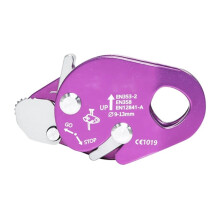 Climbing Descender, Self Braking Compact, Rope Descender for 9-13mm Rope Climbing Mountaineering Rescue Operations