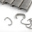 2500PCS C-Ring Nails for C-Ring Nailers, Stainless Steel, Ideal for DIY Projects 2