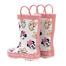 (6 UK Child, Pink) Disney Girls Minnie Mouse & Daisy Wellington Boots
