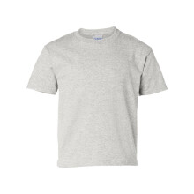 (L, Ash) Gildan Ultra Cotton Youth T-Shirt