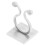 (White S) Wall Clips for Indoor Vines & Home Decor 2