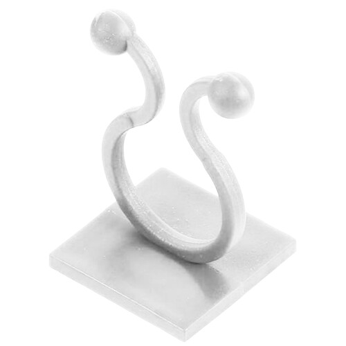 (White S) Wall Clips for Indoor Vines & Home Decor 1