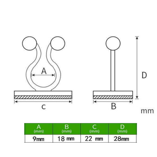 (White S) Wall Clips for Indoor Vines & Home Decor 2