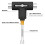 Multifunctional Skate Tools Multi-Function Portable Skateboard T Tool Accessory with T-Type Allen Key 6