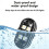 2PCS Wireless LED Strobe Lights 8-Colors Car Decor Atmosphere Light Universal LED Warning Light Drone Navigation Light 4