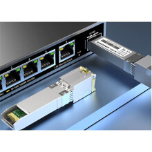 LIANGUO 10Gb SFP+ Module 1.25/2.5/5/10G SFP+ to RJ45 Transceiver 10GbE Copper SFP Modules with Marvell Chip,for
