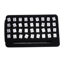 (3mm) Carving Leather Seal Letters Alphabet Number Logo Stamp Handmade Durable DIY Tool