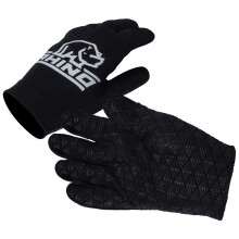 (XS-S, Black) Rhino Childrens/Kids Pro Full Finger Rugby Mitts
