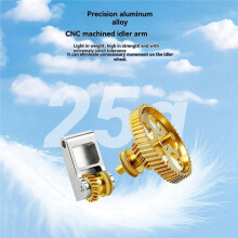 For X1/P1S Extruder Gear Hardened Steel+Brass Gear DLC -Coated Feed Wheel Kit for P1S