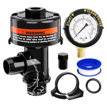 Manual Air Relief Valve for Pool and Spa Filters with Pressure Gauge, Pool Filter Air Relief Valve Kit