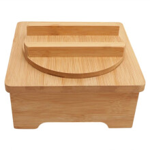 Wooden Stone Pot Base Korean Cooking Wok Stand Rice Mixing Special Purpose Heat Non-Slip Wooden Frame