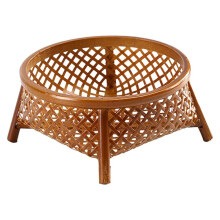 Handwoven Fruit Basket Serving Tray Fruit Bowl Serving Basket Decoration Food Basket Bread Basket for Restaurant