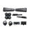 For Gameboy Micro-GBM Console Full Set Left Right L R A B D-Pad Buttons Key Replacement for GBM Console Black 1