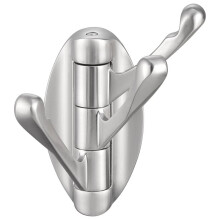 Angle Simple Bathroom Towel Hook,Metal Foldable Swivel Hook,Robe Coat Hanger for Wall,Brushed Nickel