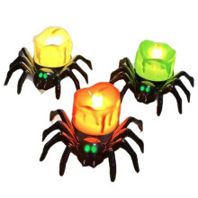 Halloween Pumpkin Lantern Funny Spider Candle Light Atmosphere Holiday Decoration Props Led Ornaments Holiday Gifts