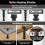 8PCS Adjustable Height Bed Support Legs 5.0-7.8inch Heavy Duty Bed Frame Support Legs for Bed Slat and Frame Support 5