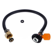 Gmarty Leakproof Rubber Refill Adapter with Braided Hose for Outdoor Use