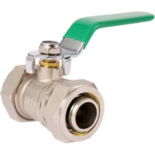 3/4" Air Piping Fittings Shut Off Valve, 200PSI Nickel-Plated Brass Air Hose Fittings for Rapid Air System