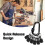 12PCS Bit Holder Key Chain,1/4 Inch Hex Shank Bit Holders,Quick Release Bit Holder for Nut Driver,Screwdriver&Drill Bits 5