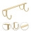 Coffee Mug Hanger Rack 2pcs with 4 Hooks, Under Cabinet Space-Saving Organizer for Kitchen 4