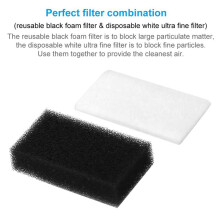 250 Filtros CPAP para  Respironics Filtro de Espuma Premium y Filtros Ultrafinos Respironics Serie M