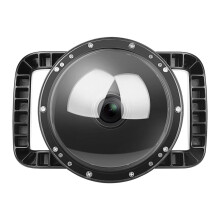 Waterproof Dual Handheld Dome Port Diving Housing Case Surface Lens Cover with Trigger for Osmo Action 1 Camera