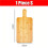 Eco-Friendly Bamboo Chopping Board for Kitchen with Handle - Ideal for Pizza, Bread, Steak S 8