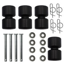GMNR925 GL1 4 Pack Rollers Parts Washer Pins Rings Replacement for Trailer Tailgate Easy Lift Gate Etc Lift Assist