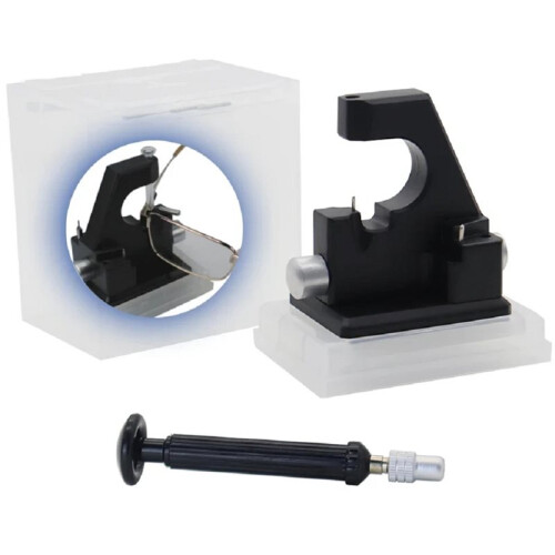 Optical Eyeglasses Spring Hinge Assembly Repair Tool Kit with Screws for Eyewear Frame Installation