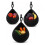 Boho Decor Hanging Wall Baskets Set for Kitchen 3 Pcs Teardrop Baskets with Hooks Storage Fruit Onion Vegetable Potato A 1