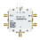 0.1-6GHz RF  SP4T RF  High Isolation 1/4 Microwave Electronic  RF 1