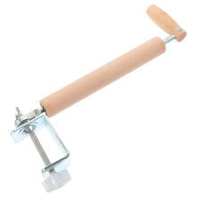 Premium Wooden Rolling Pin for Baking - 360 Rotating Handle, Non-Stick Surface, Ideal for Dough, Pizza, and Pastries