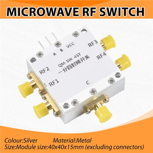 0.1-6GHz RF  SP4T RF  High Isolation 1/4 Microwave Electronic  RF 2